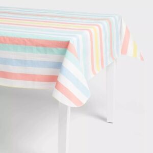 Striped Multicolor Tablecloth